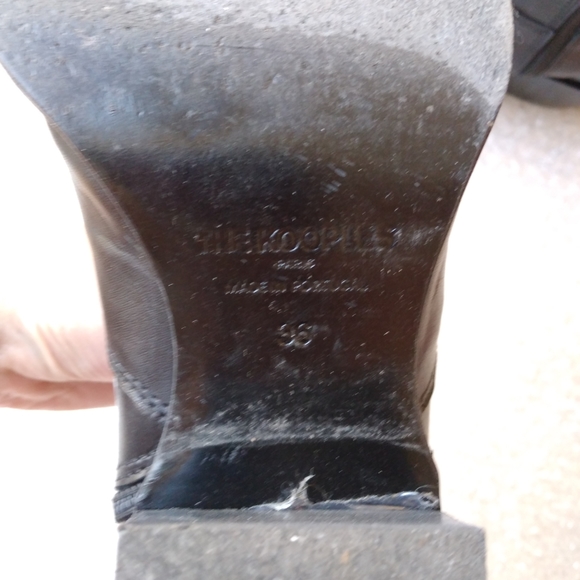 The Kooples Black Leather Boots - Picture 8 of 9